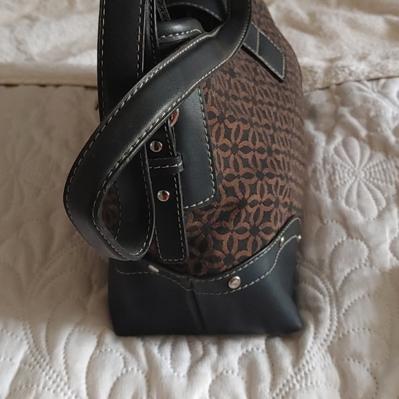 RELIC Leather Shoulder Bag Purse Satchel + wallet - Picture 5 of 14